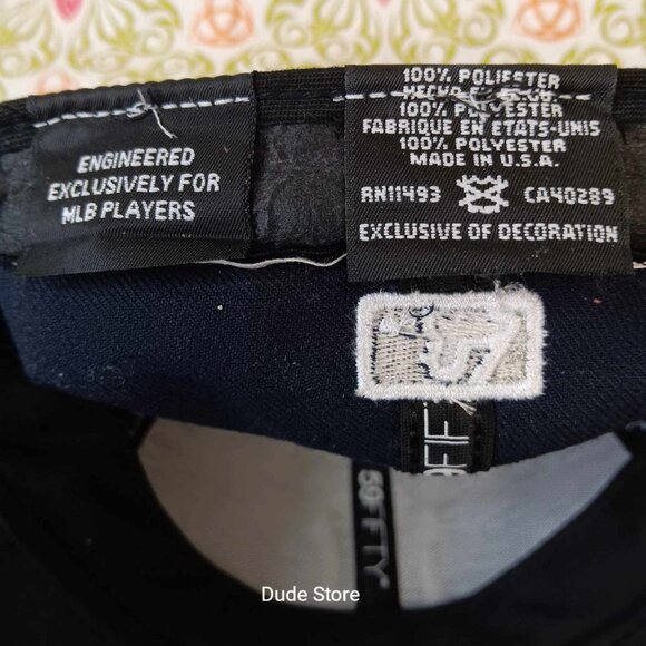 New York Yankees Navy & Camo Fitted Baseball Cap Size 7 1/4 (57.7cm) Super Clean - Picture 9 of 9